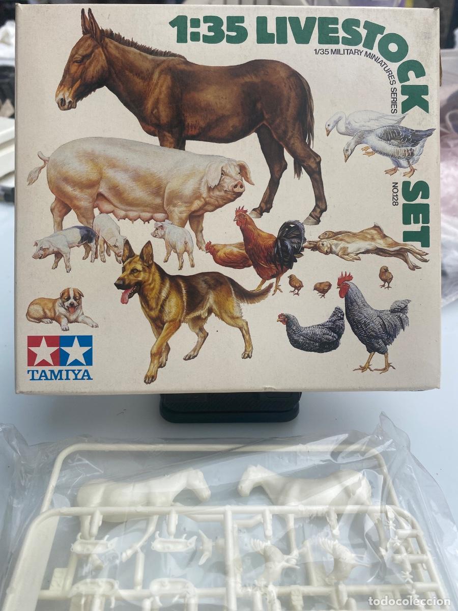 Maquetas: Maqueta livestock set segunda guerra Tamiya 1/35