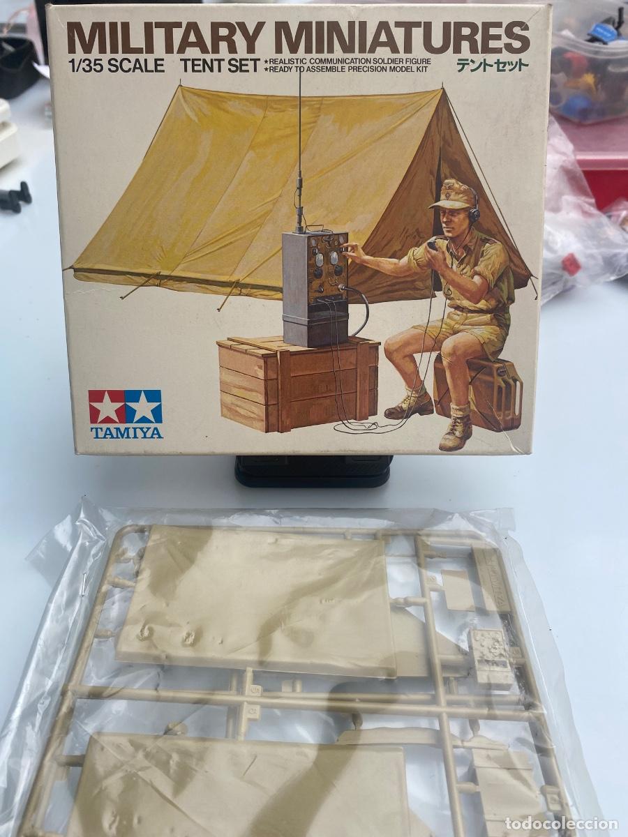 Maquetas: Maqueta tent set segunda guerra Tamiya 1/35