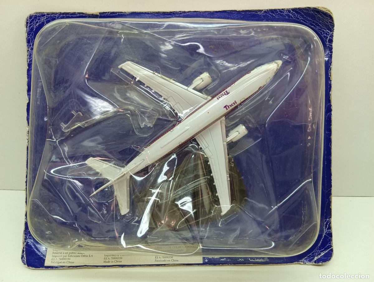 Maquetas: Avi&oacute;n Airbus A300-600 Thai Airways - Escala Colecci&oacute;n Ediciones Orbis - Nuevo en Bl&iacute;ster