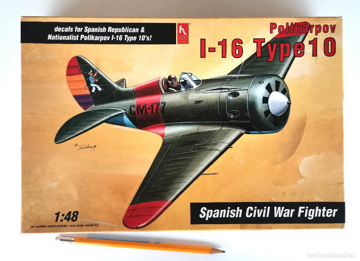 Maquetas: War Eagle/Hobbycraft 1:48 (ed 1992) ● Polikarpov I-16 Type 10 Guerra Civil Espa&ntilde;ola