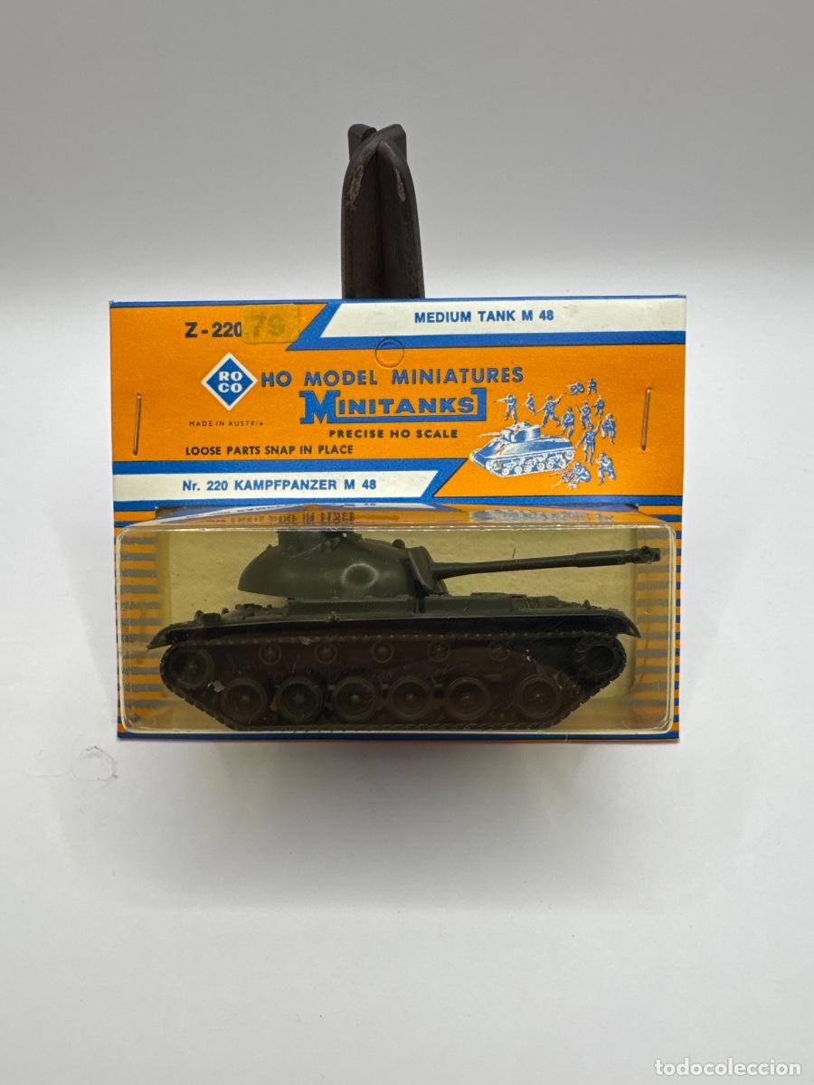 Maquetas: TANQUE M48 PATTON ROCO MINITANKS N&ordm; 220 &ndash; ESCALA HO 1:87 &ndash; MADE IN AUSTRIA &ndash; CAJA ORIGINAL