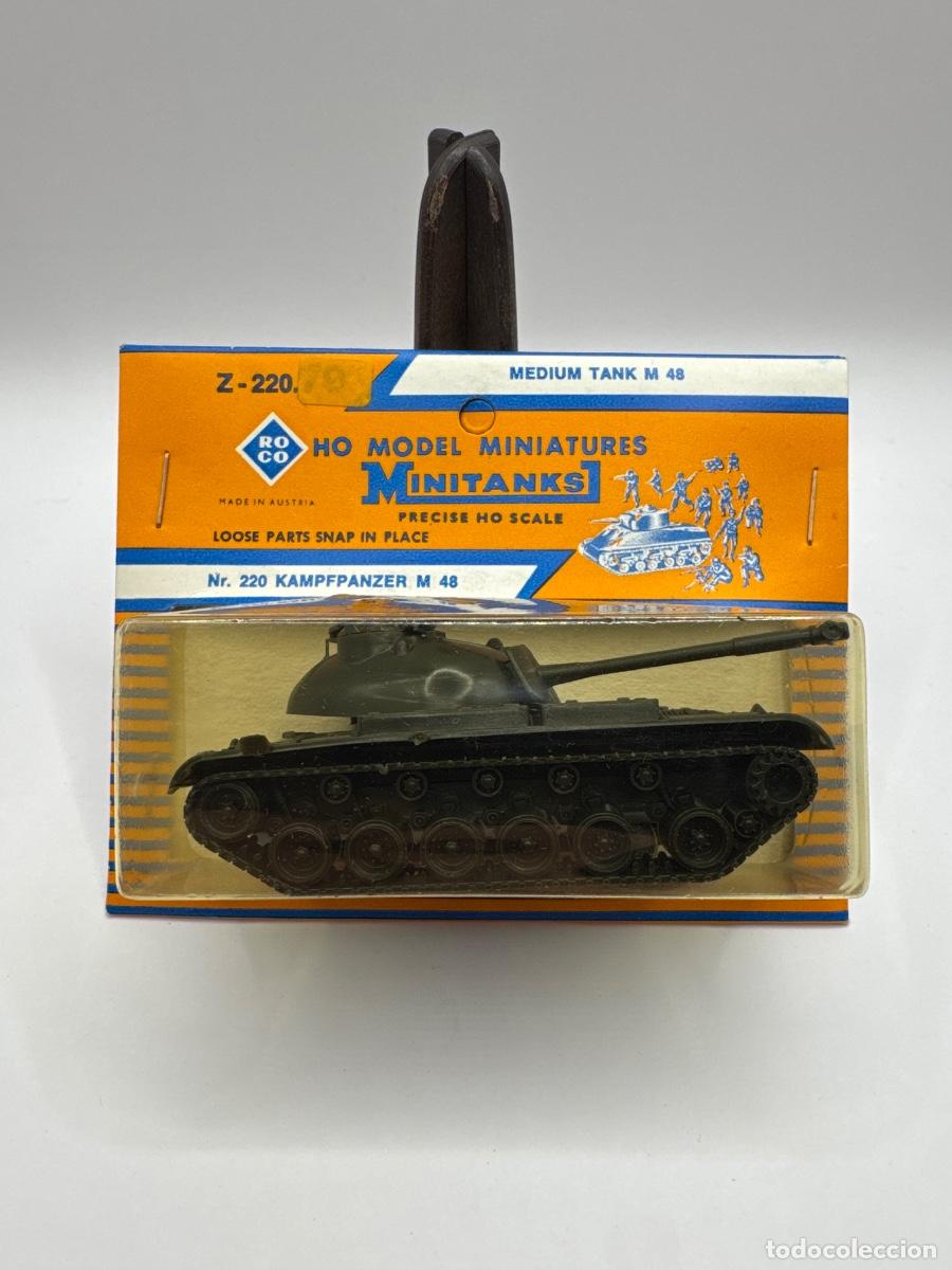 Maquetas: TANQUE M48 PATTON ROCO MINITANKS N&ordm; 220 &ndash; ESCALA HO 1:87 &ndash; MADE IN AUSTRIA &ndash; CAJA ORIGINAL