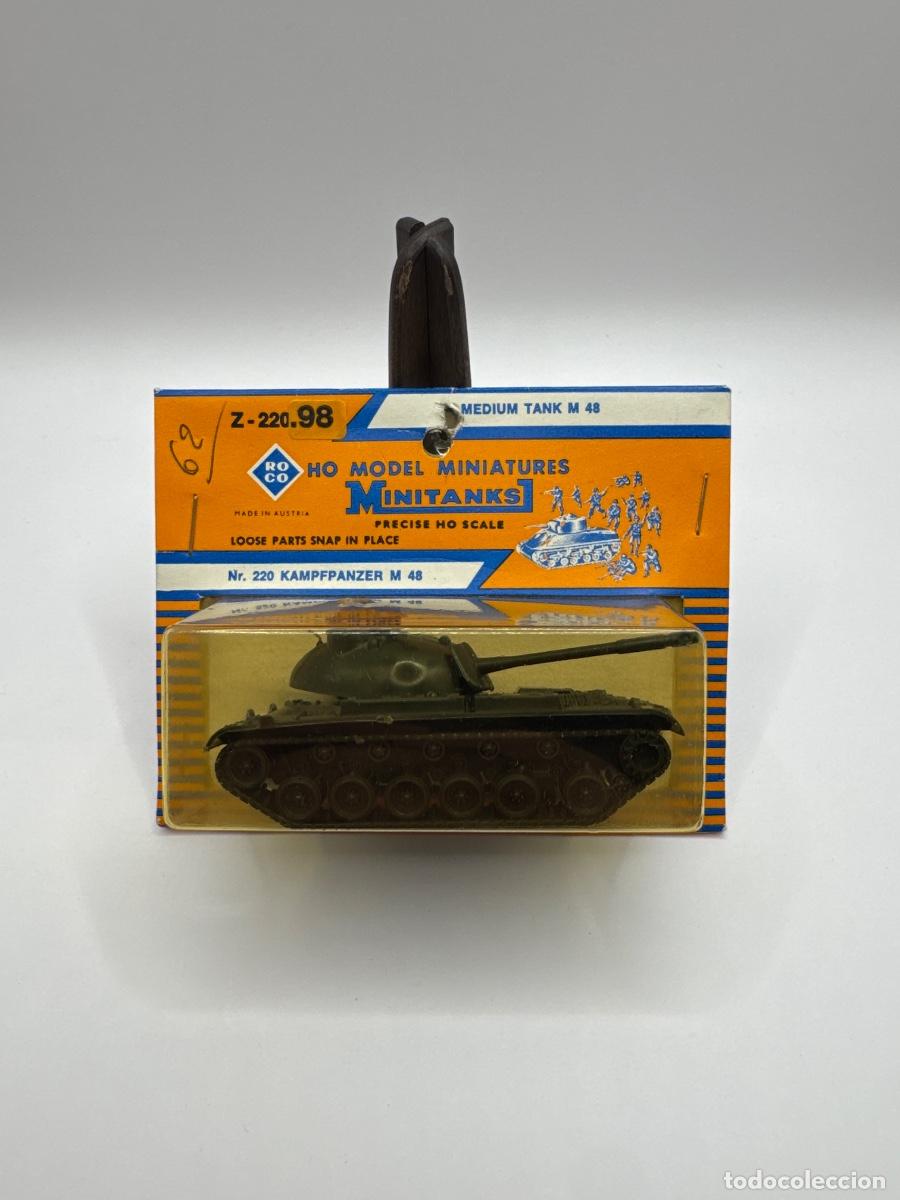 Maquetas: TANQUE M48 PATTON ROCO MINITANKS N&ordm; 220 &ndash; ESCALA HO 1:87 &ndash; MADE IN AUSTRIA &ndash; CAJA ORIGINAL