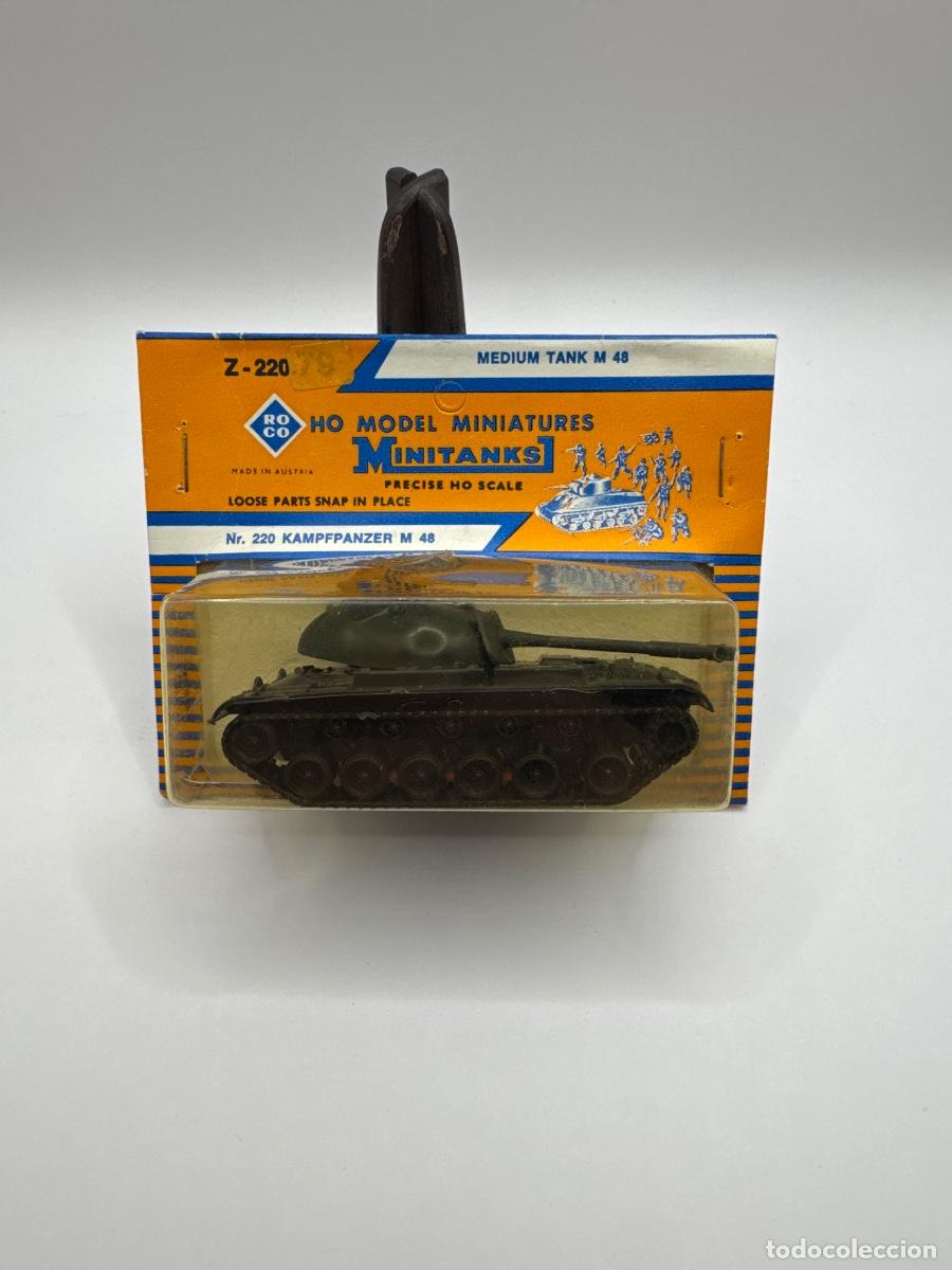 Maquetas: TANQUE M48 PATTON ROCO MINITANKS N&ordm; 220 &ndash; ESCALA HO 1:87 &ndash; MADE IN AUSTRIA &ndash; CAJA ORIGINAL