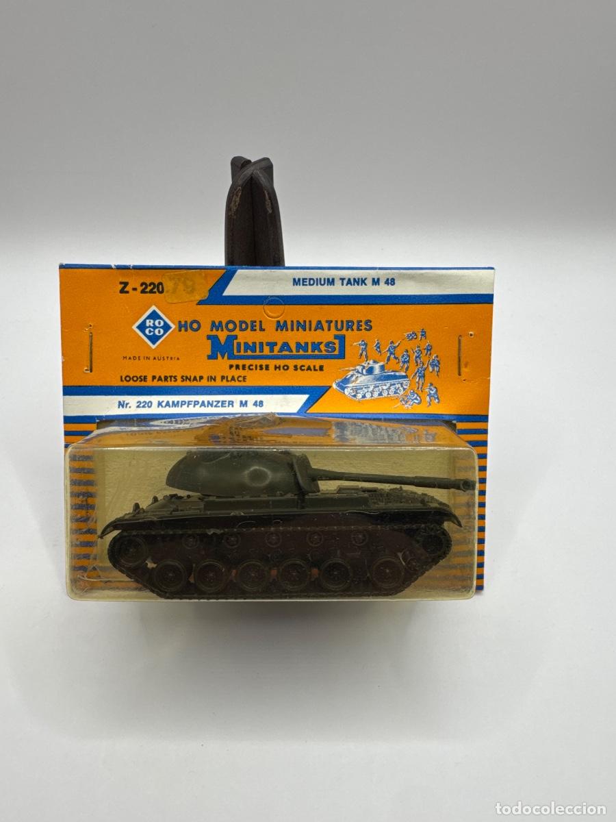 Maquetas: TANQUE M48 PATTON ROCO MINITANKS N&ordm; 220 &ndash; ESCALA HO 1:87 &ndash; MADE IN AUSTRIA &ndash; CAJA ORIGINAL