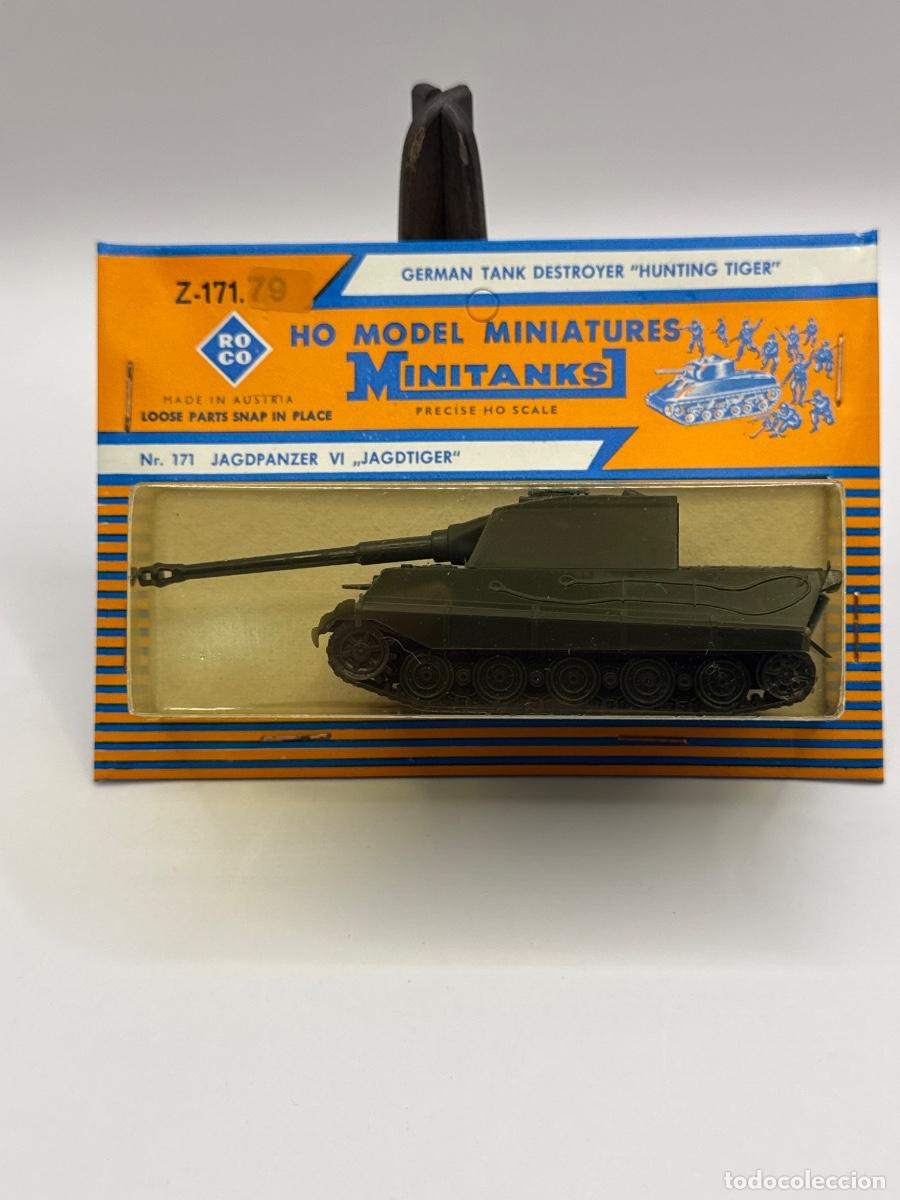 Maquetas: JAGDTIGER JAGDPANZER VI ALEM&Aacute;N WWII &ndash; ROCO MINITANKS N&ordm; 171 &ndash; ESCALA HO 1:87 &ndash; CAJA ORIGINAL