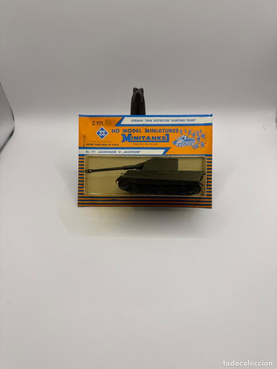 Maquetas: JAGDTIGER JAGDPANZER VI ALEM&Aacute;N WWII &ndash; ROCO MINITANKS N&ordm; 171 &ndash; ESCALA HO 1:87 &ndash; CAJA ORIGINAL
