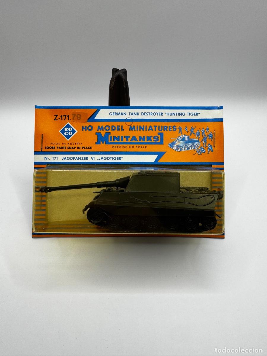 Maquetas: JAGDTIGER JAGDPANZER VI ALEM&Aacute;N WWII &ndash; ROCO MINITANKS N&ordm; 171 &ndash; ESCALA HO 1:87 &ndash; CAJA ORIGINAL