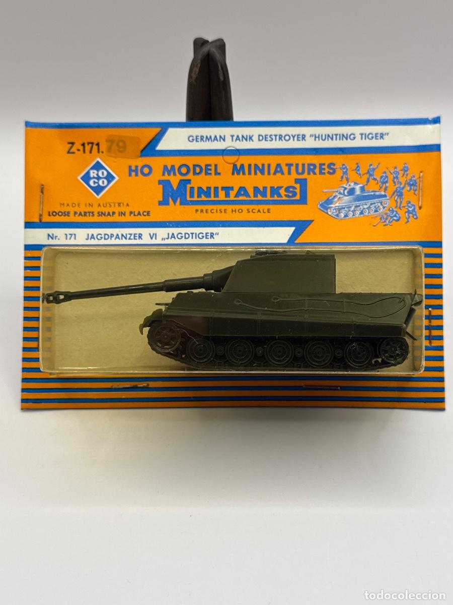 Maquetas: JAGDTIGER JAGDPANZER VI ALEM&Aacute;N WWII &ndash; ROCO MINITANKS N&ordm; 171 &ndash; ESCALA HO 1:87 &ndash; CAJA ORIGINAL