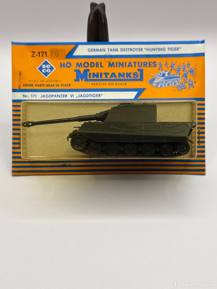 Maquetas: JAGDTIGER JAGDPANZER VI ALEM&Aacute;N WWII &ndash; ROCO MINITANKS N&ordm; 171 &ndash; ESCALA HO 1:87 &ndash; CAJA ORIGINAL