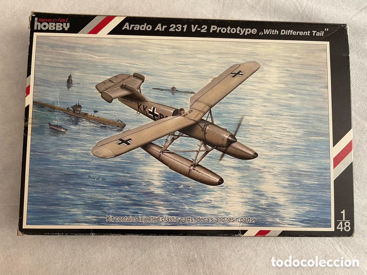 Maquetas: ARADO Ar 231 V-2 Prototype &bdquo;With Different Tail&rdquo; 1:48 SPECIAL HOBBY SH 48061 maqueta avi&oacute;n hidroavio