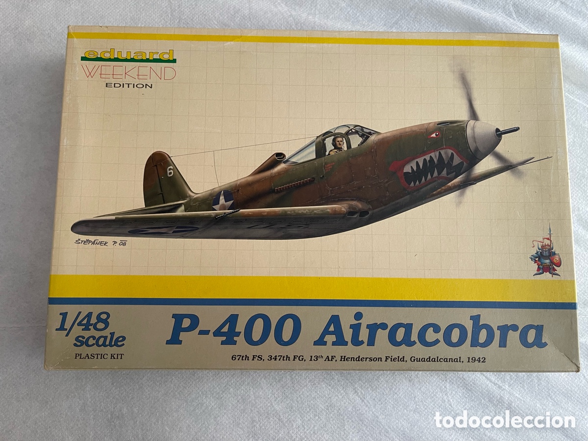 Maquetas: P-400 AIRACOBRA Weekend Edition 1:48 EDUARD 8471 maqueta avi&oacute;n