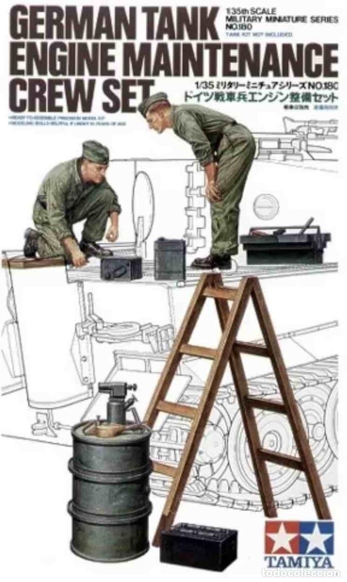 Maquetas: TAMIYA - German Tank Engine Maintenance Crew Set 1/35 35180 - Foto 1