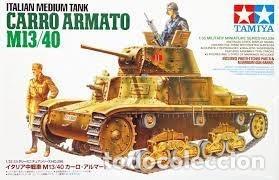 Maquetas: TAMIYA - ITALIAN MEDIUN TANK CARRO ARMATO M13/40 1/35 35296