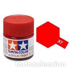Maquetas: TAMIYA X7 ROJO BRILLO
