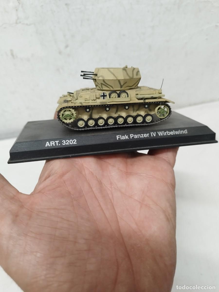 Maquetas: Tanque Antia&eacute;reo Wirbelwind Flakpanzer IV Escala 1:72 Metal Diecast.