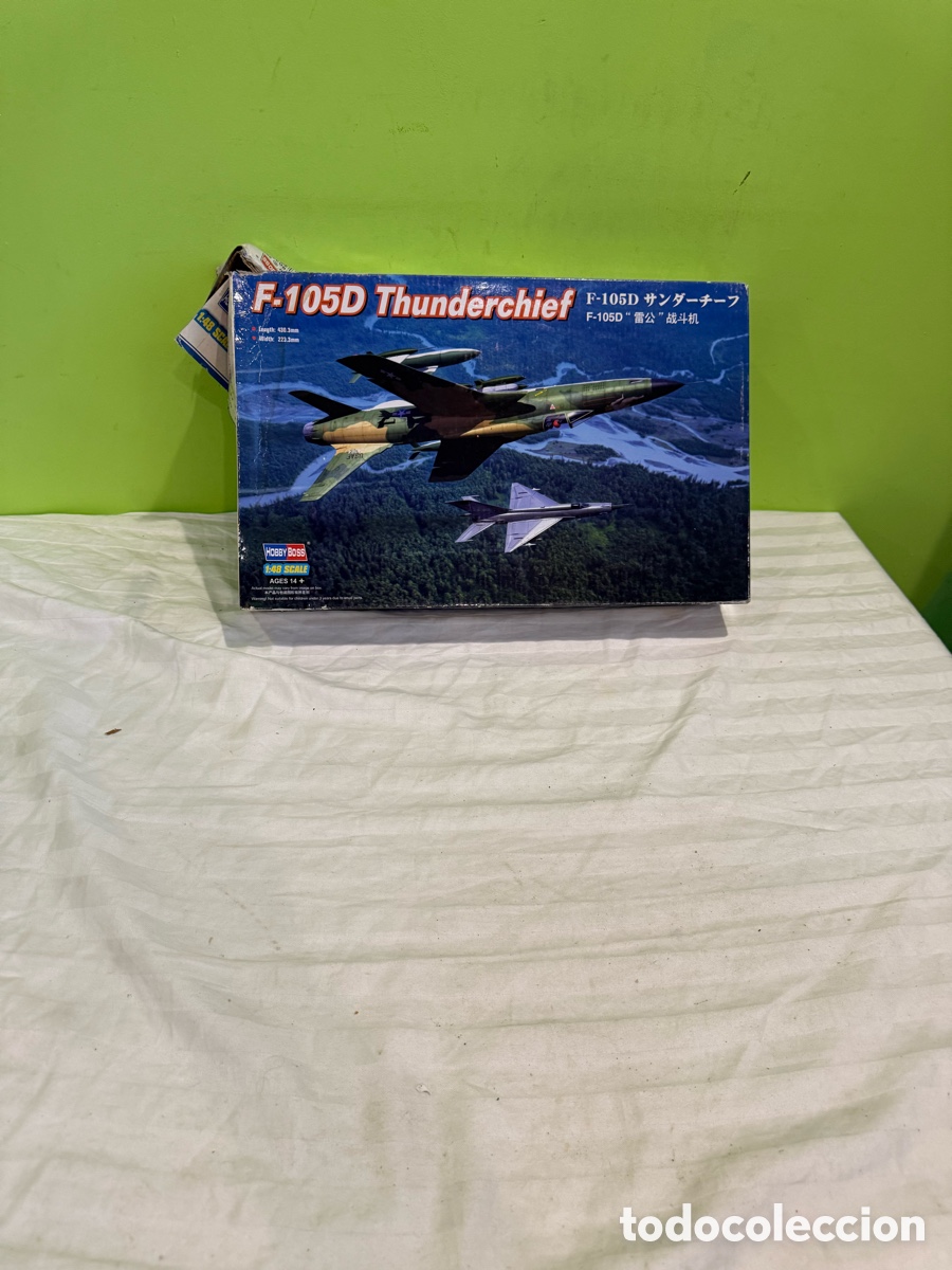 Maquetas: Maqueta avi&oacute;n militar F-105D Thunderchief HobbyBoss escala 1:48 &ndash; Completa