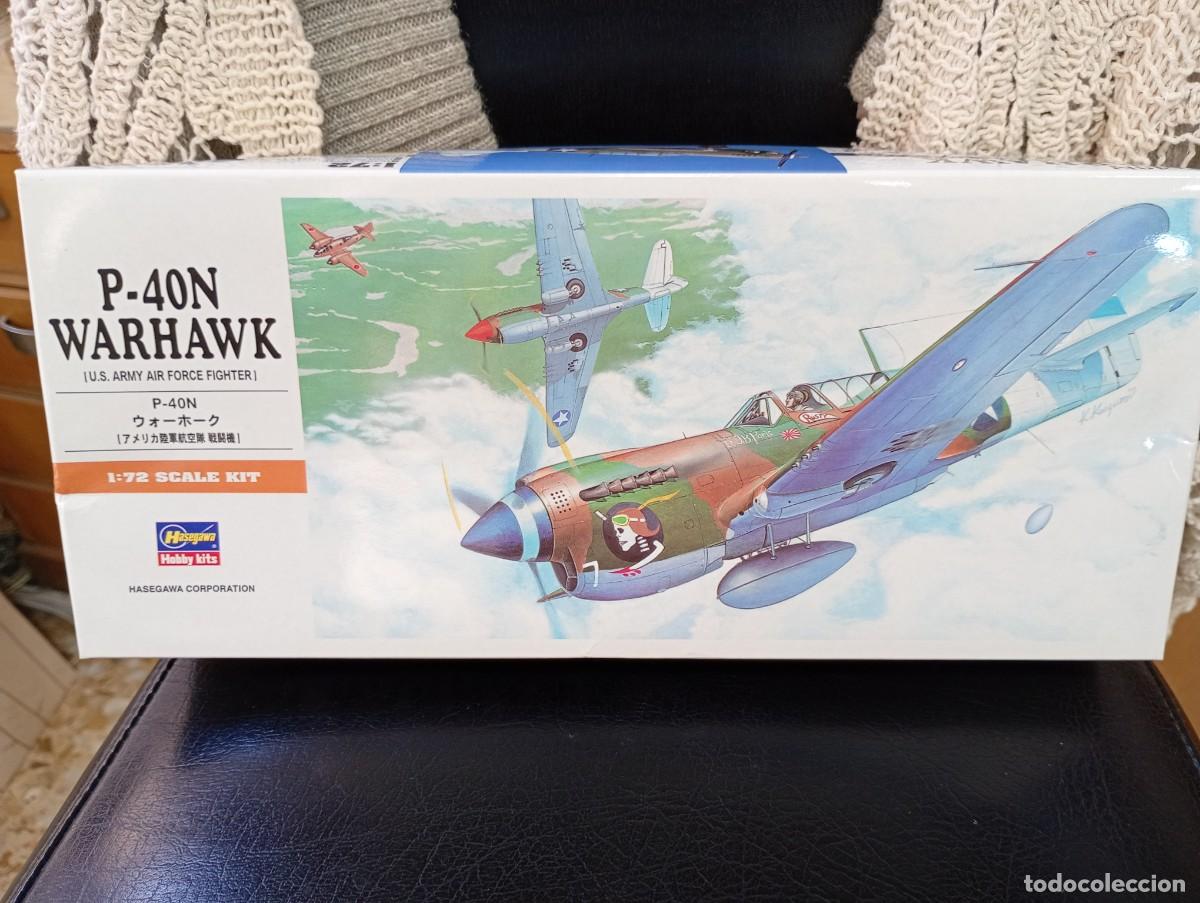 Maquetas: Maqueta Hasegawa Caza USA P-40N Warhawk Escala 1/72 a estrenar