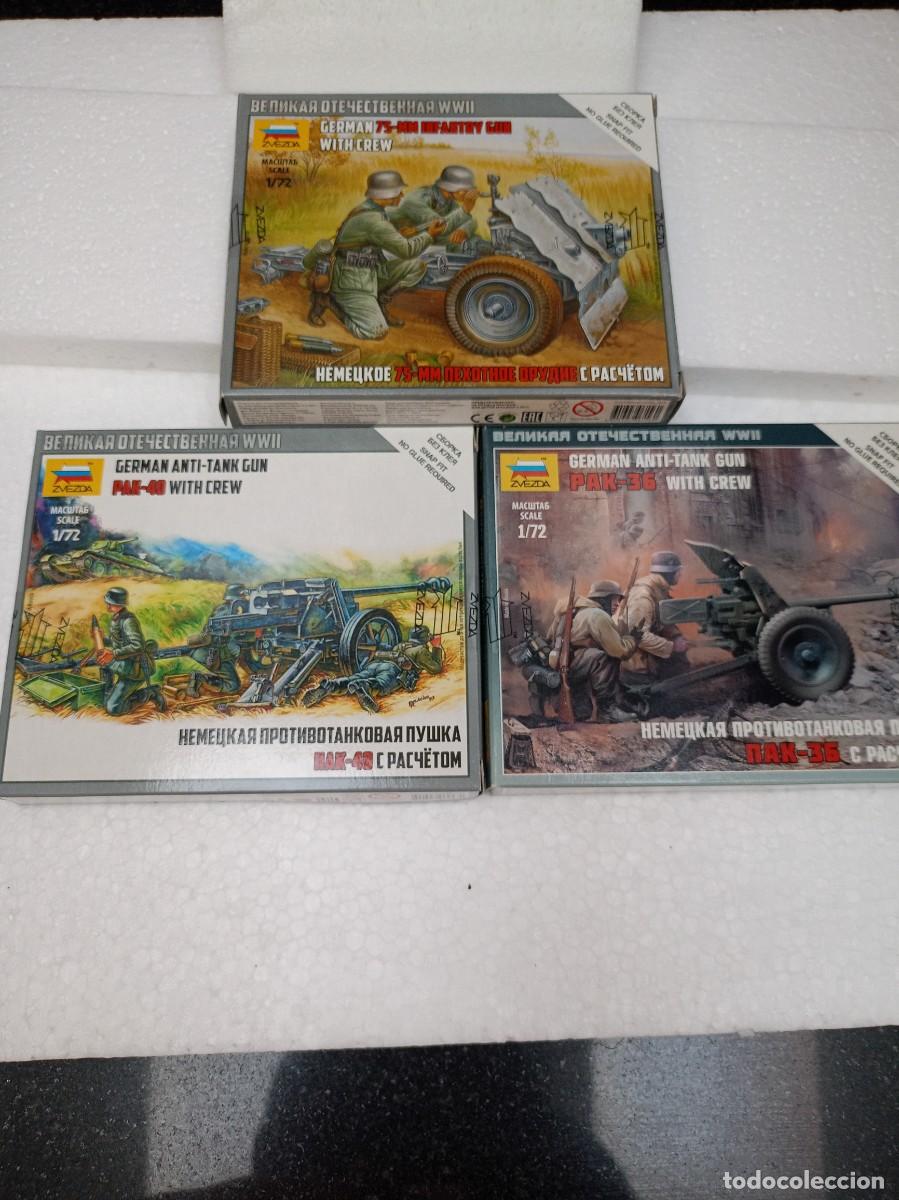 Maquetas: Trio Ofensivo Frente Oriental Artiller&iacute;a Alemana Zvezda 1/72