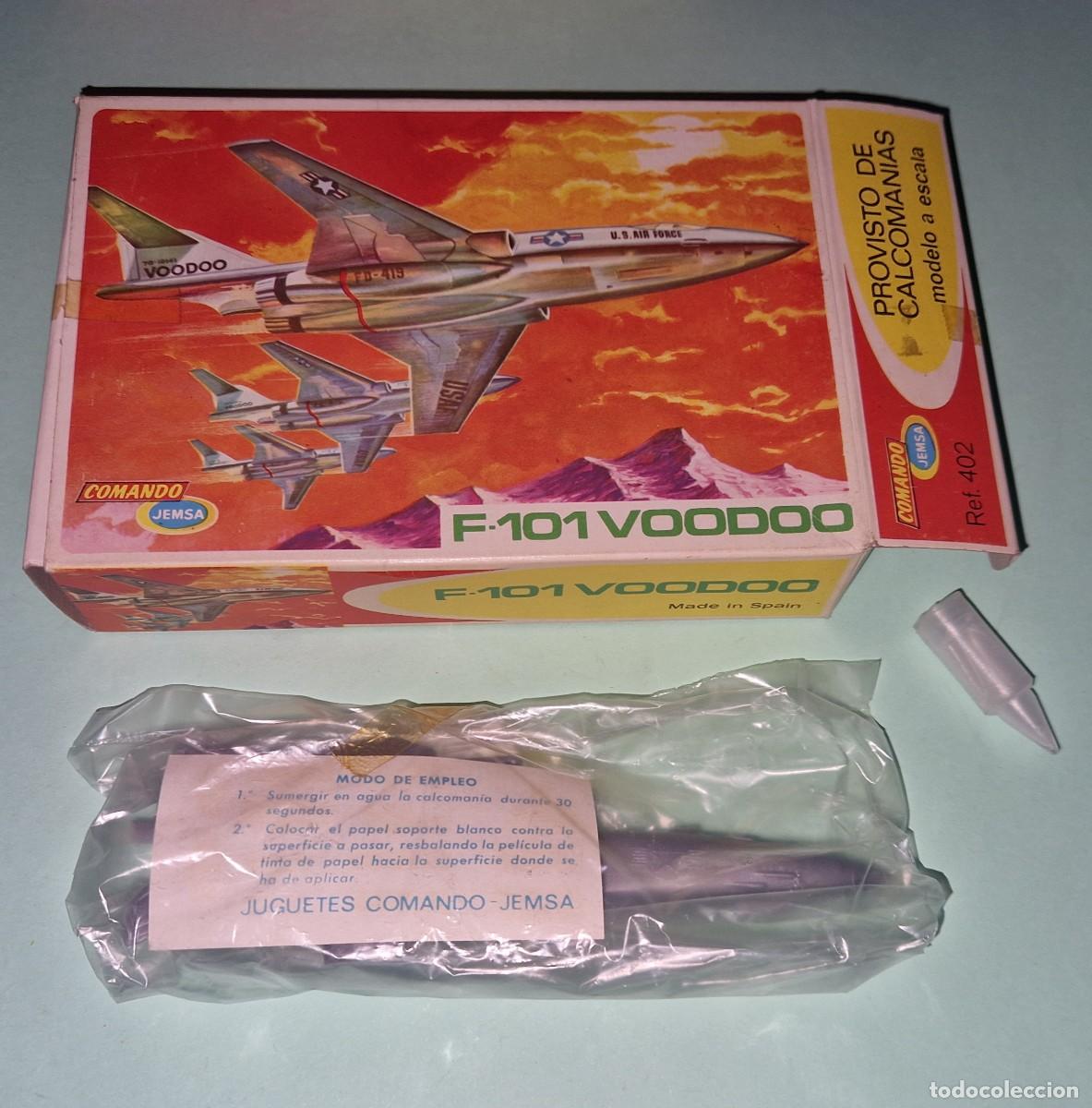 Maquetas: AVION COMANDO JEMSA - F-101 - US AIR FORCE