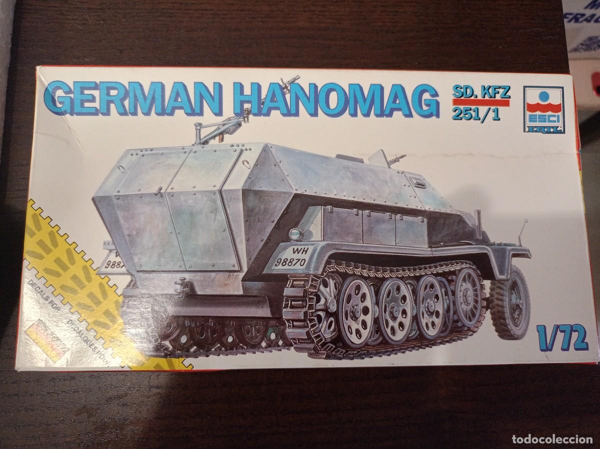 Maquetas: Maqueta Semioruga Hanomag SdKfz 251/1 1/72 ESCI (Descatalogado)