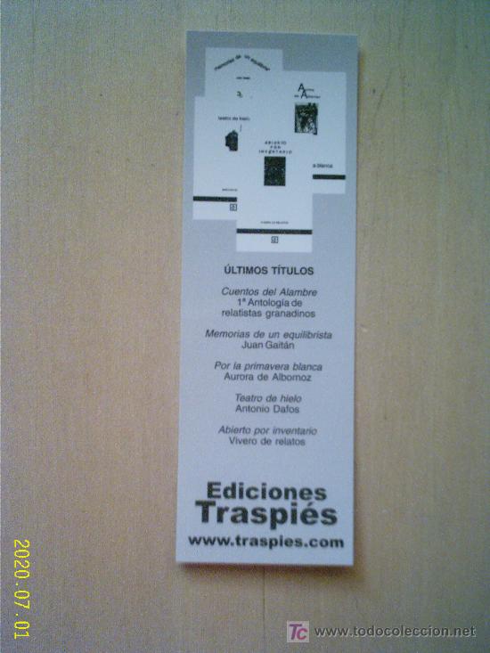 Coleccionismo marcap&aacute;ginas: MARCAP&Aacute;GINAS. EDICIONES TRASPI&Eacute;S - Foto 1