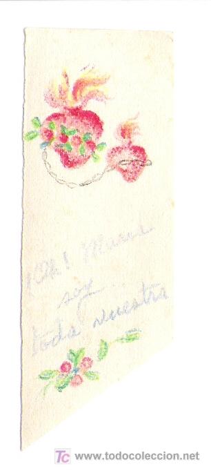 Coleccionismo marcap&aacute;ginas: PUNTO DE LIBRO / MARCAPAGINAS      *DIBUJADO A MANO* - Foto 1