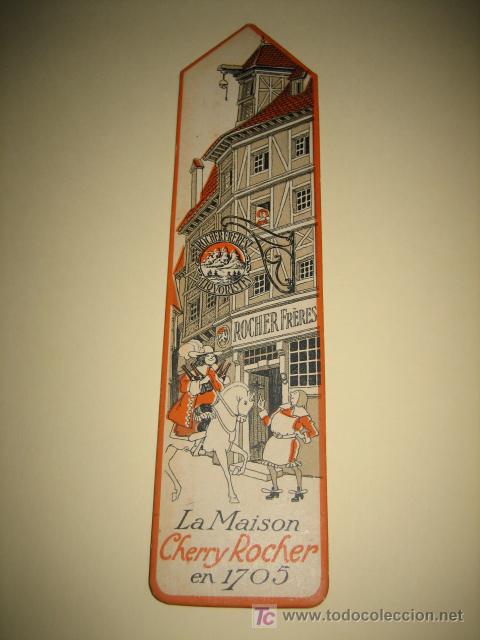 Collectionnisme Marque-pages: ANTIGUO MARCAPAGINAS PUBLICIDAD CHERRY ROCHER