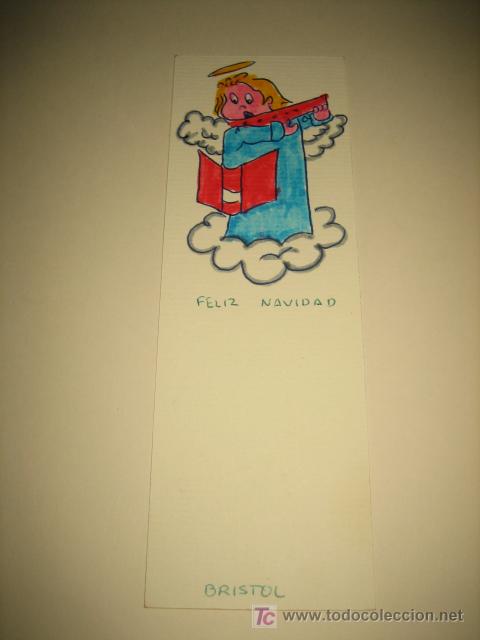 Collectionnisme Marque-pages: MARCAPAGINA DIBUJO PINTADO A MANO