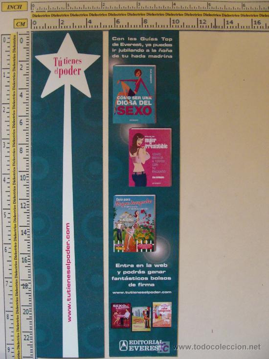 Sammeln von Lesezeichen: MARCAP&Aacute;GINAS DE LITERATURA:  GU&Iacute;AS PARA MUJERES. COMO SER UNA DIOSA DEL SEXO. MUJER. PERFECTO.