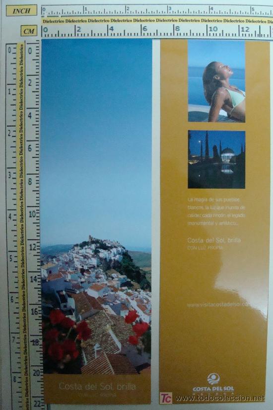 Coleccionismo Marcap&aacute;ginas: MARCAP&Aacute;GINAS DE TURISMO: COSTA DEL SOL: CASARES. M&Aacute;LAGA. PERFECTO.