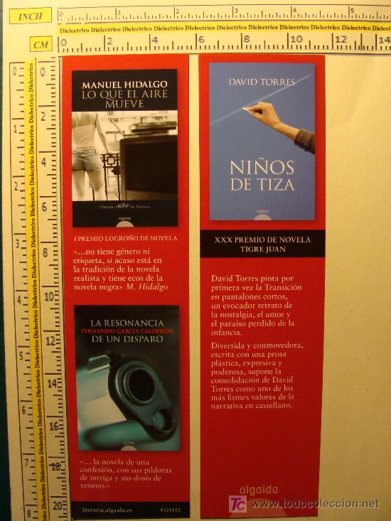 Coleccionismo Marcap&aacute;ginas: MARCAP&Aacute;GINAS DE LITERATURA: LA RESONANCIA DE UN DISPARO. FERNANDO GARC&Iacute;A CALDER&Oacute;N. PERFECTO.