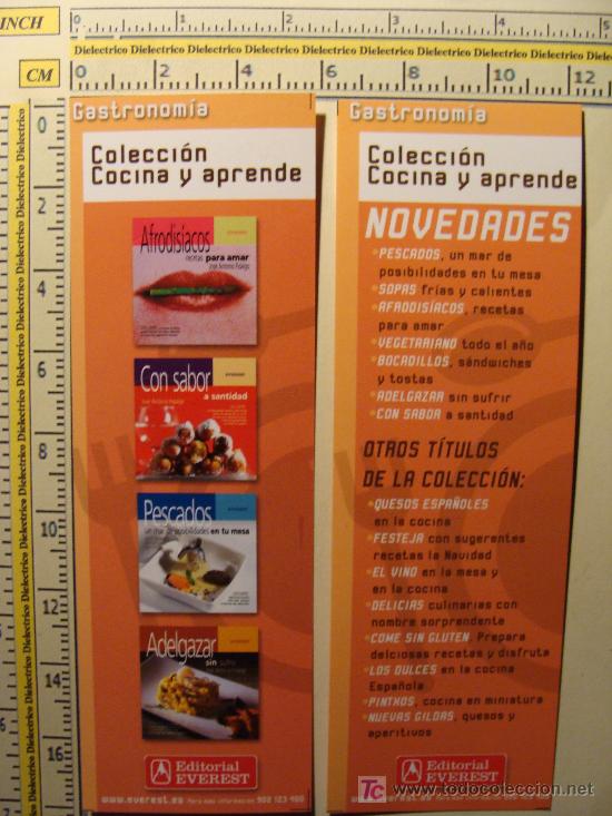 Coleccionismo Marcap&aacute;ginas: MARCAP&Aacute;GINAS DE GASTRONOM&Iacute;A: AFRODISIACOS. CON SABOR. ADELGAZAR. PESCADOS.