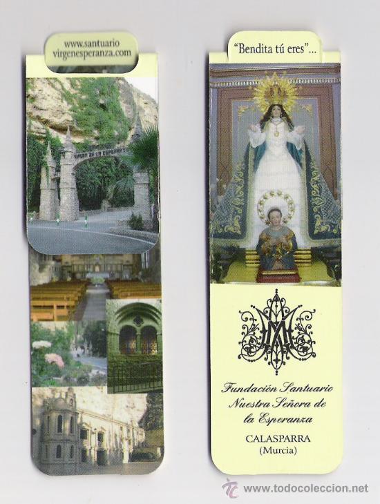 Collectables Bookmark: SANTUARIO DE LA VIRGEN DE LA ESPERANZA     *CALASPARRA - MURCIA*