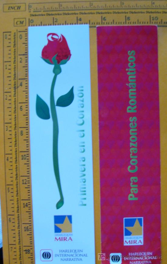 Coleccionismo marcap&aacute;ginas: MARCAP&Aacute;GINAS. ROSA. PRIMAVERA EN EL CORAZ&Oacute;N. PERFECTO. NO USADO. - Foto 1