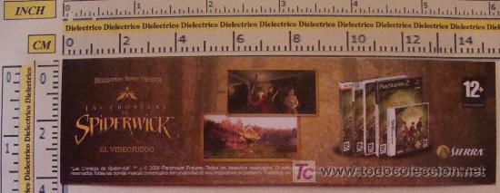Coleccionismo marcap&aacute;ginas: MARCAP&Aacute;GINAS DE CINE. LAS CR&Oacute;NICAS DE SPIDERWICK. - Foto 1