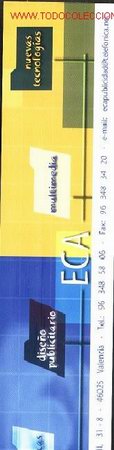 Coleccionismo marcap&aacute;ginas: marcap&aacute;ginas o punto de libro - publicitario - Foto 1