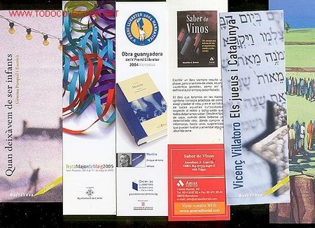 Coleccionismo marcap&aacute;ginas: 35255 -- Lote de 6 puntos de libro variados - Foto 1