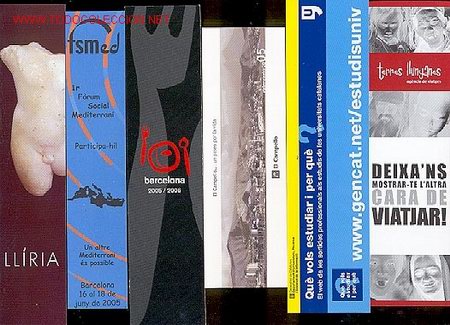 Coleccionismo marcap&aacute;ginas: 35555 -- Lote de 6 puntos de libro variados - Foto 1