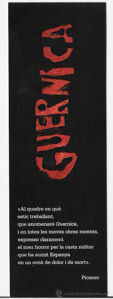 Collectables Bookmark: GUERNICA  *HELIANE BERNARD-OLIVIER CHARPENTIER*