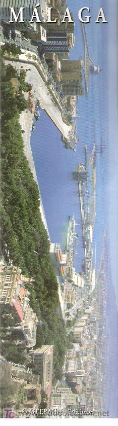 Coleccionismo Marcap&aacute;ginas: MARCAPAGINAS ANDALUCIA - MALAGA - COSTA DEL SOL - PUERTO