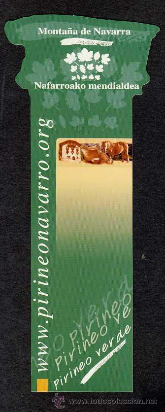 Coleccionismo marcap&aacute;ginas: Marcapaginas troquelado: Monta&ntilde;a de Navarra - Foto 1