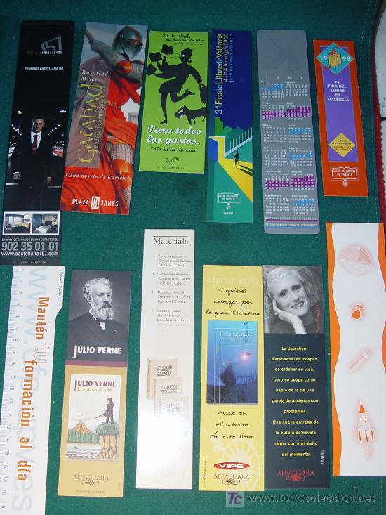 Sammeln von Lesezeichen: 12 MARCAPAGINAS CON PUBLICIDAD