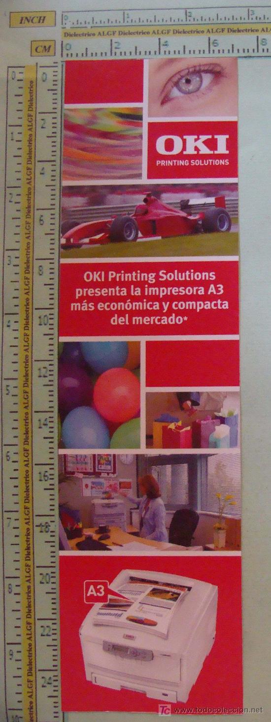 Collectables Bookmark: CALENDARIO - MARCAP&Aacute;GINAS. A&Ntilde;O 2007. IMPRESORAS OKI. F&Oacute;RMULA 1. FERRARI ROJO.