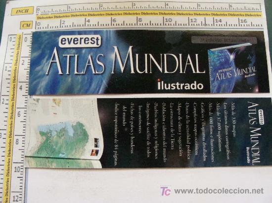 Sammeln von Lesezeichen: MARCAP&Aacute;GINAS ATLAS MUNDIAL ILUSTRADO.
