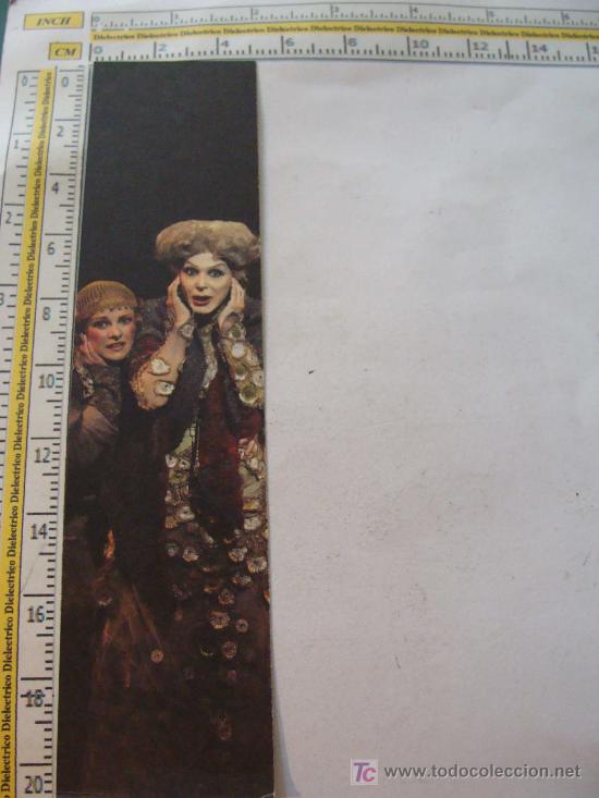 Collectionnisme Marque-pages: MARCAP&Aacute;GINAS DE TEATRO. T&Oacute;RTOLAS, CREP&Uacute;SCULO Y TEL&Oacute;N... CENTRO DRAM&Aacute;TICO NACIONAL. CDN.