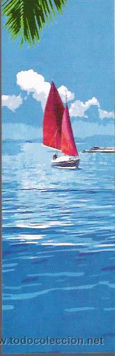 Coleccionismo Marcap&aacute;ginas: MARCAPAGINAS, TRES MANERAS DE VOLCAR UN BARCO, EDITORIAL SALAMANDRA. - 178