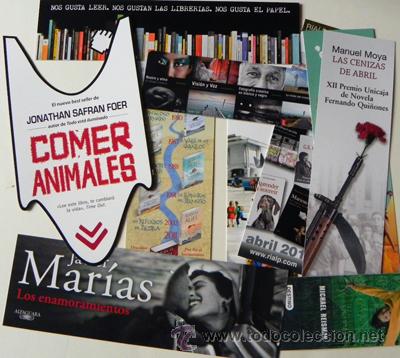 Coleccionismo Marcap&aacute;ginas: LOTE 10 MARCAP&Aacute;GINAS DIFERENTES PUBLICIDAD LIBROS - 1 DE LIBRO DE JAVIER MAR&Iacute;AS - NUEVOS SIN USO