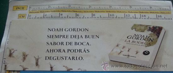 Coleccionismo marcap&aacute;ginas: MARCAP&Aacute;GINAS DE LITERATURA. LA BODEGA, NOAH GORDON. - Foto 1