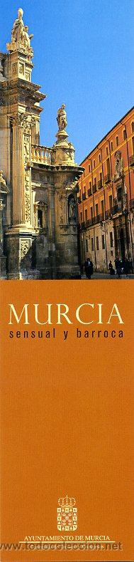 Coleccionismo marcap&aacute;ginas: marcapaginas - AYUNTAMIENTO MURCIA - REVERSO CALENDARIO 2008 - ARQUITECTURA RELIGION